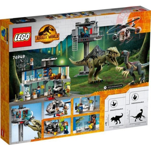 Dominion Giganotosaurus & Therizinosaurus Attack LEGO JURASSIC WORLD 76949 LEGO