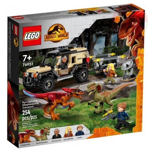 Trasporto del Piroraptor e del Dilofosauro LEGO JURASSIC WORLD 76951 LEGO