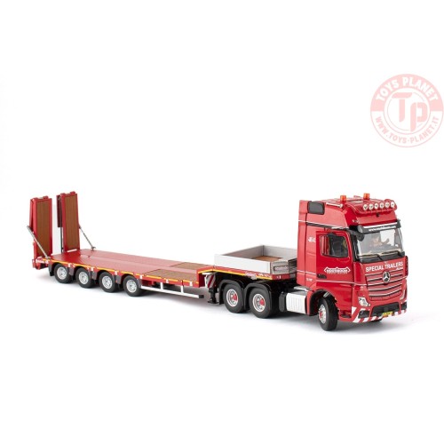 NOOTEBOOM REDLINE SERIES – 4-AXLE MCOS SEMI LOWLOADER WITH MERCEDES-BENZ ACTROS GIGASPACE 6X4 IMC MODELS 585.51.74 IMC MODELS