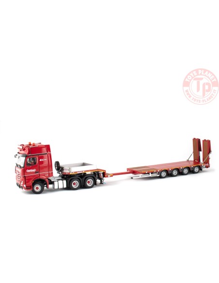 NOOTEBOOM REDLINE SERIES – 4-AXLE MCOS SEMI LOWLOADER WITH MERCEDES-BENZ ACTROS GIGASPACE 6X4 IMC MODELS 585.51.74 IMC MODELS