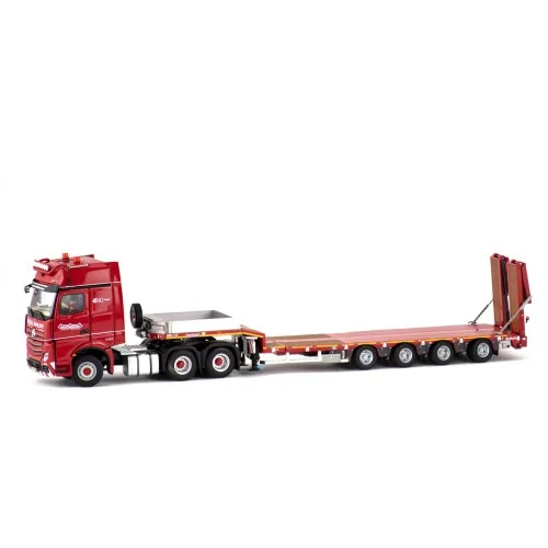 NOOTEBOOM REDLINE SERIES – 4-AXLE MCOS SEMI LOWLOADER WITH MERCEDES-BENZ ACTROS GIGASPACE 6X4 IMC MODELS 585.51.74 IMC MODELS