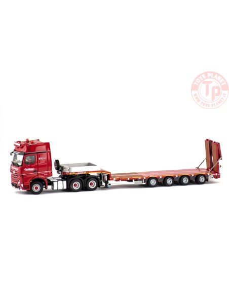 NOOTEBOOM REDLINE SERIES – 4-AXLE MCOS SEMI LOWLOADER WITH MERCEDES-BENZ ACTROS GIGASPACE 6X4 IMC MODELS 585.51.74 IMC MODELS