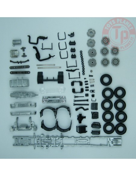 Volvo FH01 Globetrotter XL 6x2 rigid chassis kit TEKNO 83172 TEKNO