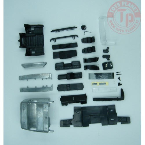 Volvo FH01 Globetrotter XL 6x2 rigid chassis kit TEKNO 83172 TEKNO
