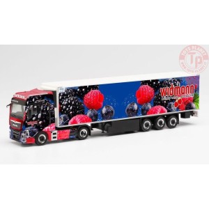 MAN TGX XXL EURO 6C KÜHLKOFFER-SATTELZUG FRÜCHTE WIDMANN HERPA 313704 HERPA 1:87