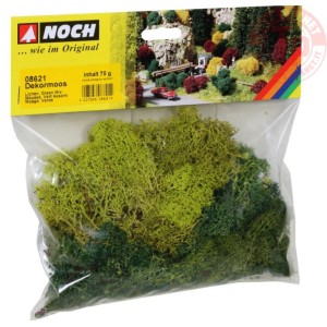 Lichene Verde chiaro e scuro, assortiti, NOCH 08621 NOCH