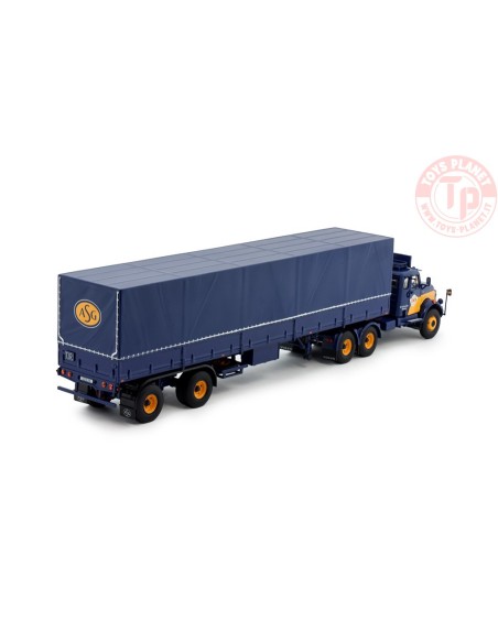 Volvo N88 met 2-assige huifoplegger ASG TEKNO 80748 TEKNO Volvo N88 met 2-assige huifoplegger ASG TEKNO 80748 TEKNO