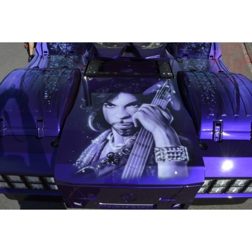 Scania Next Gen R-serie met zamac koeloplegger - Vowa Transport - Purple Rain TEKNO 81282 TEKNO