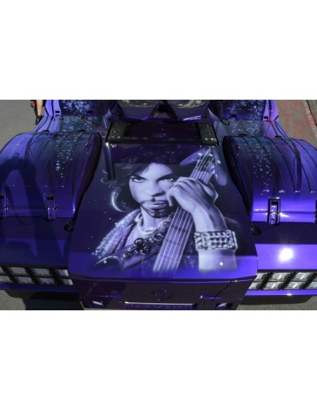 Scania Next Gen R-serie met zamac koeloplegger - Vowa Transport - Purple Rain TEKNO 81282 TEKNO