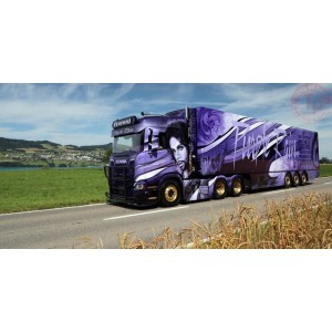 Scania Next Gen R-serie met zamac koeloplegger - Vowa Transport - Purple Rain TEKNO 81282 TEKNO