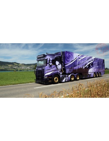 Scania Next Gen R-serie met zamac koeloplegger - Vowa Transport - Purple Rain TEKNO 81282 TEKNO