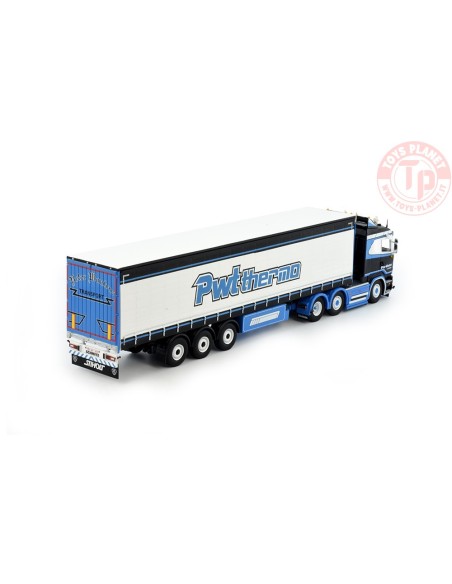 Scania R-serie Streamline 3 assi centinato - Peter Wouters TEKNO 81487 TEKNO Scania R-serie Streamline 3 assi centinato - Peter Wouters TEKNO 81487 TEKNO