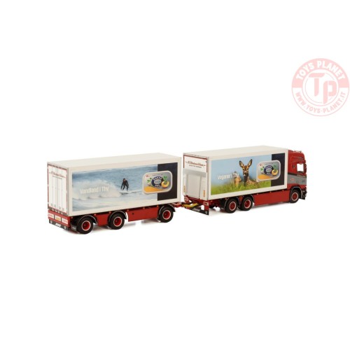 SCANIA R HIGHLINE CR20H 6X2 TAG AXLE COMBI - 6 AXLE N.C. Christensen & Sonner WSI 01-3461 WSI MODELS