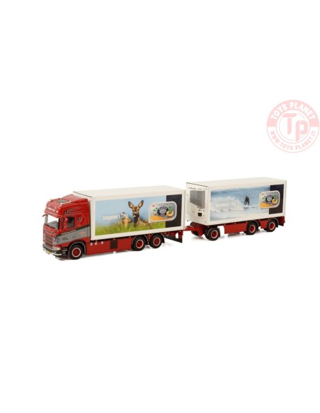SCANIA R HIGHLINE CR20H 6X2 TAG AXLE COMBI - 6 AXLE N.C. Christensen & Sonner WSI 01-3461 WSI MODELS