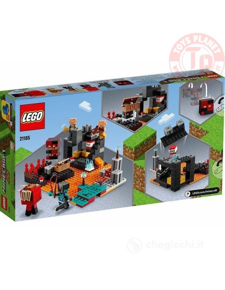Il bastione del Nether LEGO MINECRAFT 21185 LEGO Il bastione del Nether LEGO MINECRAFT 21185 LEGO