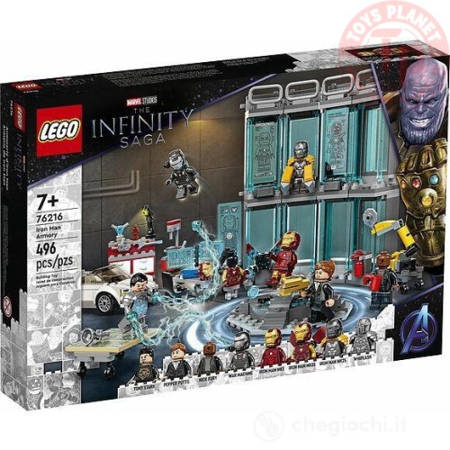 Armeria di Iron Man LEGO MARVEL 76216 LEGO