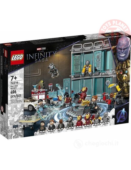 Armeria di Iron Man LEGO MARVEL 76216 LEGO