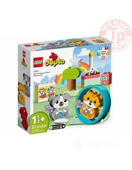 Il mio primo cagnolino e gattino con suoni LEGO DUPLO 10977 LEGO