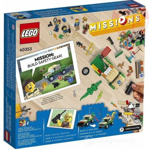 Missioni di salvataggio animale LEGO CITY 60353 LEGO