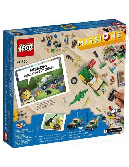 Missioni di salvataggio animale LEGO CITY 60353 LEGO