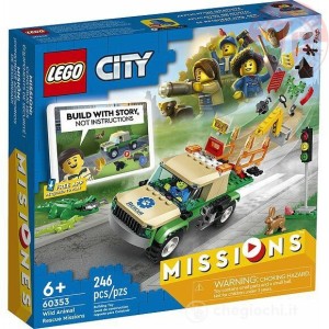 Missioni di salvataggio animale LEGO CITY 60353 LEGO