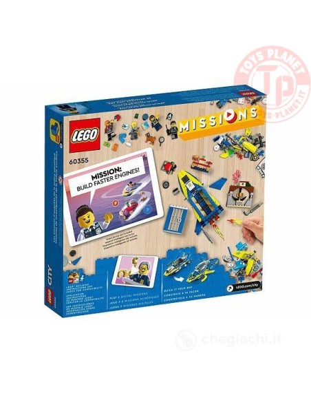 Missioni investigative della polizia marittima LEGO CITY 60355 LEGO Missioni investigative della polizia marittima LEGO CITY 60355 LEGO