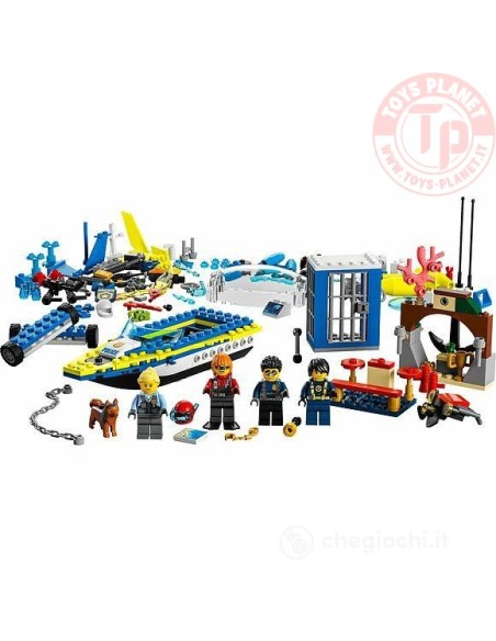 Missioni investigative della polizia marittima LEGO CITY 60355 LEGO Missioni investigative della polizia marittima LEGO CITY 60355 LEGO
