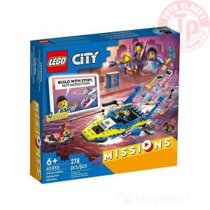 Missioni investigative della polizia marittima LEGO CITY 60355 LEGO
