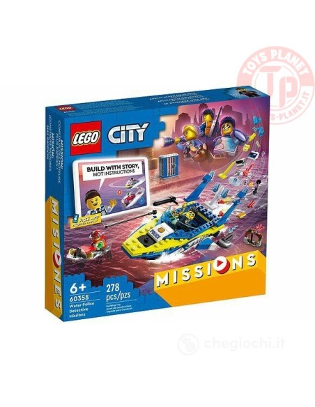 Missioni investigative della polizia marittima LEGO CITY 60355 LEGO