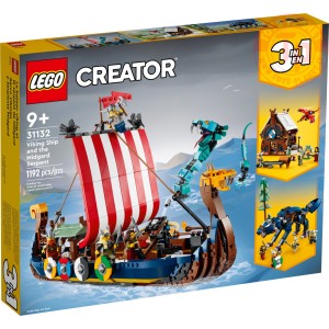 Nave Vichinga E Jörmungandr LEGO CREATOR 31132 LEGO
