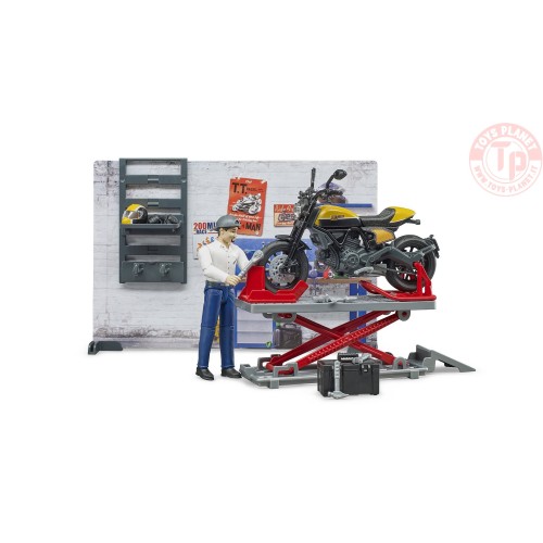 Officina motociclistica bworld BRUDER 62102 BRUDER