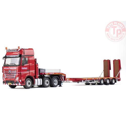 MERCEDES BENZ ACTROS 6X2 GIGASPACE MCOS 3-AXLE + RAMPS IMC MODELS 588.44.79 IMC MODELS