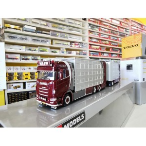 SCANIA S NORMAL CS20N 6X2 TAG AXLE RESIN COMBI - 5 AXLE - VAEX WSI 02-2801 WSI MODELS