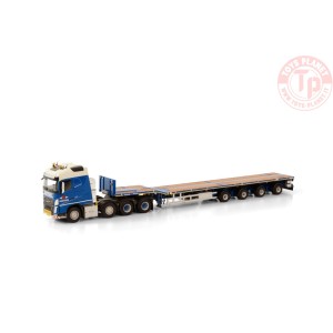 VOLVO FH4 8X4 GLOBETROTTER NOOTEBOOM TELESTEP - 4 AXLE - BAETSEN WSI 01-3672 WSI MODELS