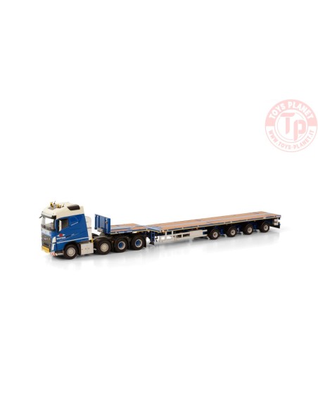 VOLVO FH4 8X4 GLOBETROTTER NOOTEBOOM TELESTEP - 4 AXLE - BAETSEN WSI 01-3672 WSI MODELS