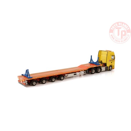 SCANIA S HIGHLINE 6X4 NOOTEBOOM TELESTEP - 4 AXLE - RMH TRANSPORT/SILVASTI WSI 01-3674 WSI MODELS
