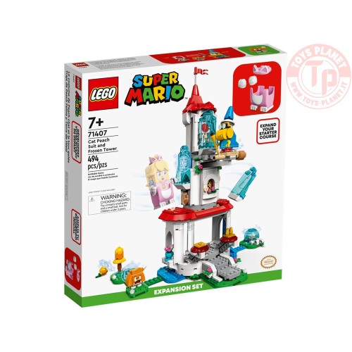 ESPANSIONE COSTUME DI PEACH GATTO E TORRE GHIACCIATA LEGO SUPER MARIO 71407 LEGO