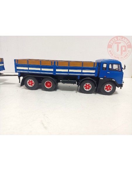 FIAT 690 8x2 blu con rimorchio GOLDEN OLDIES 1:50 GOLDEN OLDIES FIAT 690 8x2 blu con rimorchio GOLDEN OLDIES 1:50 GOLDEN OLDIES