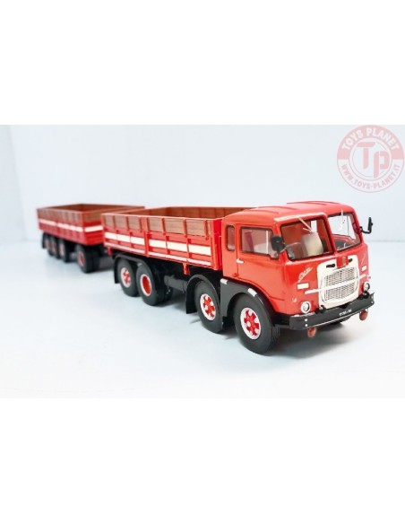 FIAT 690 8x2 ROSSO CON RIMORCHIO GOLDEN OLDIES 1:50 GOLDEN OLDIES