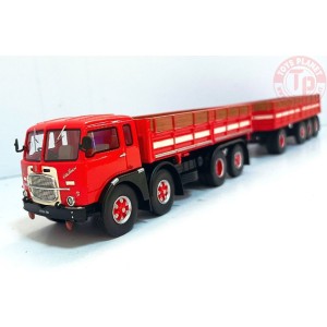 FIAT 690 8x2 ROSSO CON RIMORCHIO GOLDEN OLDIES 1:50 GOLDEN OLDIES