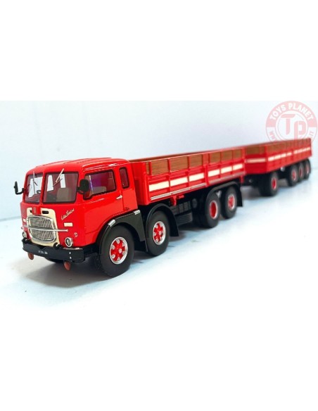 FIAT 690 8x2 ROSSO CON RIMORCHIO GOLDEN OLDIES 1:50 GOLDEN OLDIES