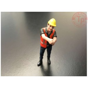 Stephan connecting chain Orange safety jacket with helmet AT COLLECTIONS 32144 AT COLLECTIONS