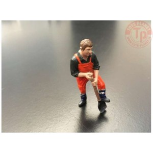 Roland Spading.Orange safety jacket with helmet AT COLLECTIONS 32146 AT COLLECTIONS