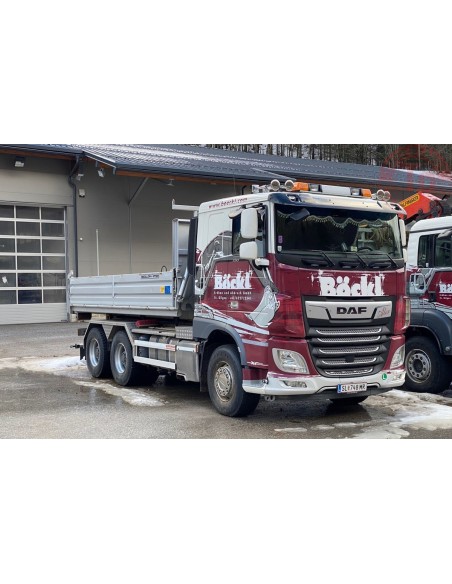 DAF XF COMFORT CAB 6x4 HOOK LIFT SYSTEM + HOOKLIFT CONTAINER 15M3 Böckl WSI 01-3528 WSI MODELS