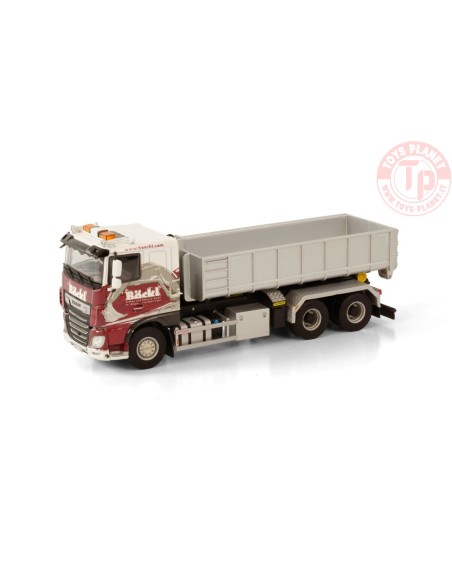 DAF XF COMFORT CAB 6x4 HOOK LIFT SYSTEM + HOOKLIFT CONTAINER 15M3 Böckl WSI 01-3528 WSI MODELS