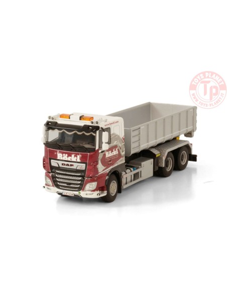 DAF XF COMFORT CAB 6x4 HOOK LIFT SYSTEM + HOOKLIFT CONTAINER 15M3 Böckl WSI 01-3528 WSI MODELS