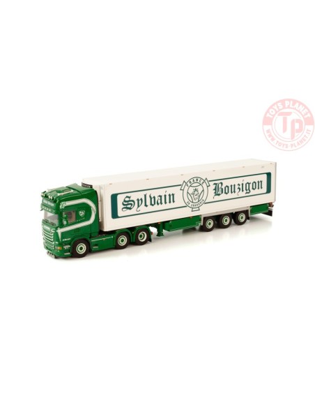 SCANIA STREAMLINE TOPLINE 6X2 TWIN STEER REEFER TRAILER - 3 AXLE S. BOUZIGON WSI 01-3742 WSI MODELS