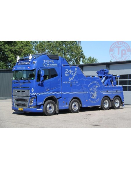 VOLVO FH4 GLOBETROTTER XL 8X4 WRECKER TJ BJERGNING WSI 01-3706 WSI MODELS