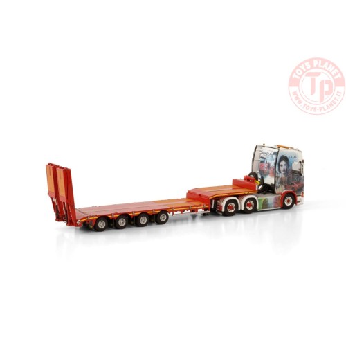 SCANIA S HIGHLINE CS20H 6X4 SEMI LOW LOADER RAMPS - 4 AXLE - NICOTRANS TP WSI 01-3619 WSI MODELS