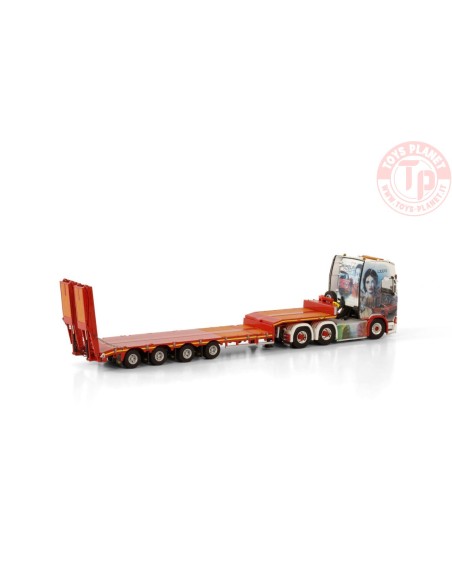SCANIA S HIGHLINE CS20H 6X4 SEMI LOW LOADER RAMPS - 4 AXLE - NICOTRANS TP WSI 01-3619 WSI MODELS
